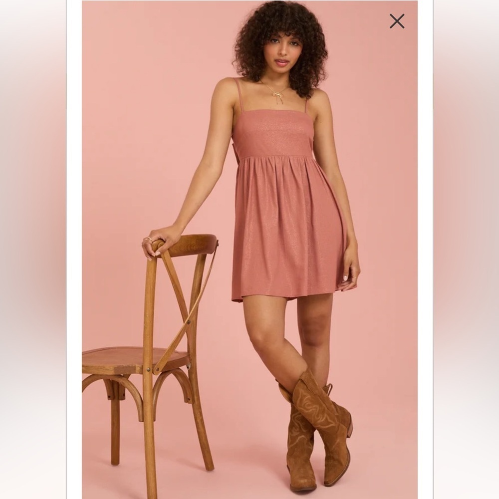 New with tags altard state Sophia bow shimmer dress